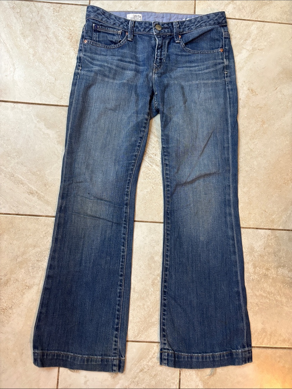 GAP Women's Dark Blue Flare Jeans